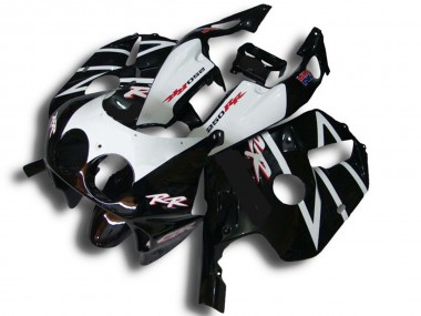 Best Aftermarket 1990-1998 Black White RR Honda CBR250RR Fairings