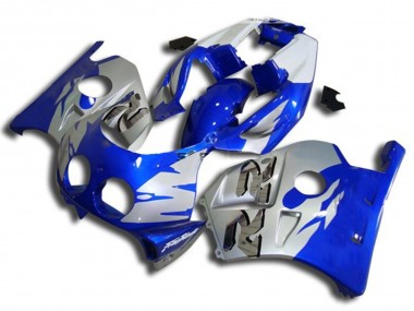 Best Aftermarket 1990-1998 Blue Silver and White Honda CBR250RR Fairings