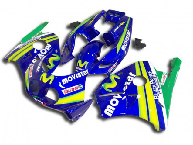 1990-1998 Movistar Honda CBR250RR Fairings 1990-1998 Movistar Honda CBR250RR Fairings