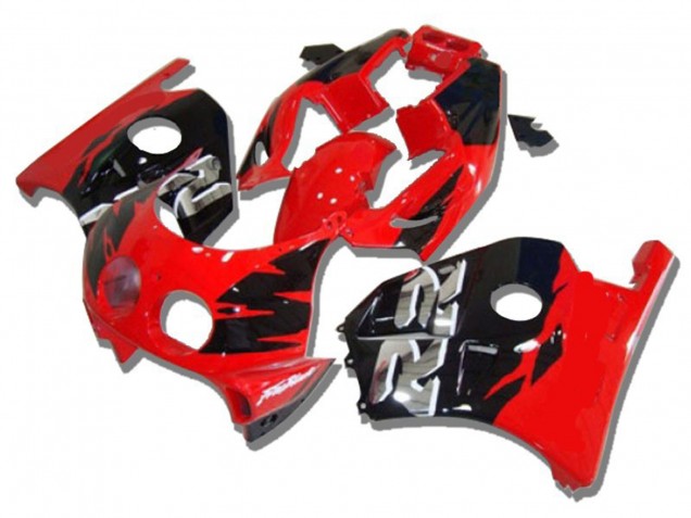 1990-1998 Red Black Silver RR Honda CBR250RR Fairings 1990-1998 Red Black Silver RR Honda CBR250RR Fairings