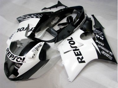 Best Aftermarket 1996-2007 Black White Repsol Honda CBR1100XX Fairings