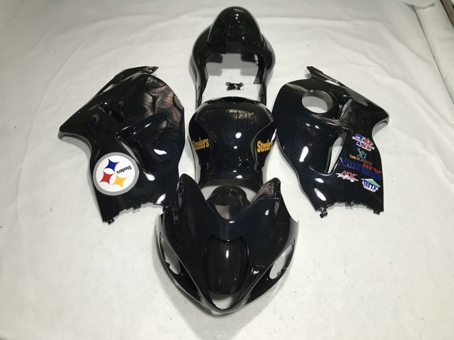 1997-2007 Gloss Black Team Suzuki GSXR 1300 Fairings 1997-2007 Gloss Black Team Suzuki GSXR 1300 Fairings