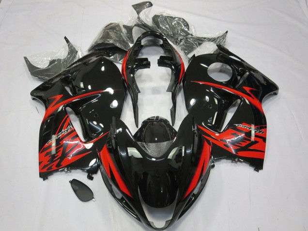 1997-2007 Red and Black Suzuki GSXR 1300 Fairings 1997-2007 Red and Black Suzuki GSXR 1300 Fairings