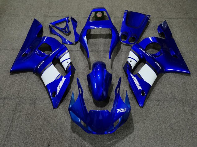 1998-2002 Blue White Design Yamaha R6 Fairings