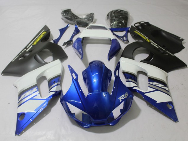 1998-2002 Blue and Matte Yamaha R6 Fairings 1998-2002 Blue and Matte Yamaha R6 Fairings