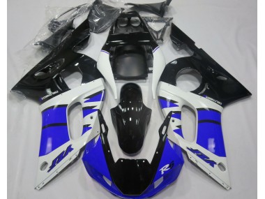 1998-2002 Gloss Blue and Black Yamaha R6 Fairings
