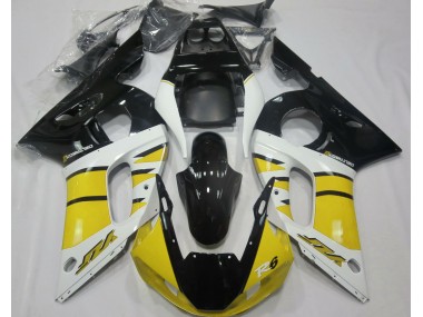 Best Aftermarket 1998-2002 Gloss Yellow and Black Yamaha R6 Fairings