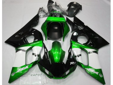 1998-2002 Metallic Green Yamaha R6 Fairings