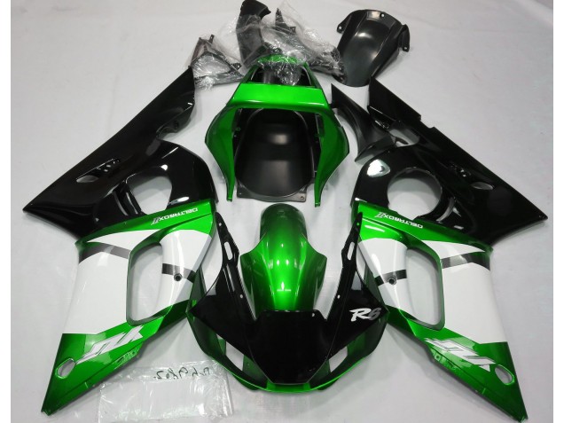 1998-2002 Metallic Green Yamaha R6 Fairings 1998-2002 Metallic Green Yamaha R6 Fairings
