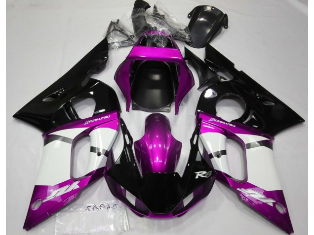 1998-2002 Metallic Pink Yamaha R6 Fairings