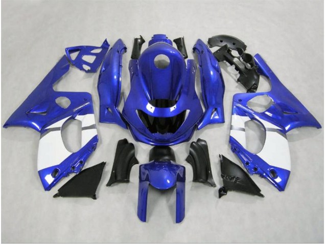 1998-2007 Gloss Blue and White Yamaha YZF600 Fairings 1998-2007 Gloss Blue and White Yamaha YZF600 Fairings