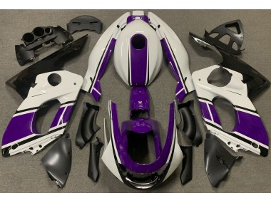 1998-2007 Gloss White and Dark Purple Yamaha YZF600 Fairings
