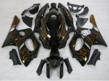 1998-2007 Gold Flame Gloss Yamaha YZF600 Fairings