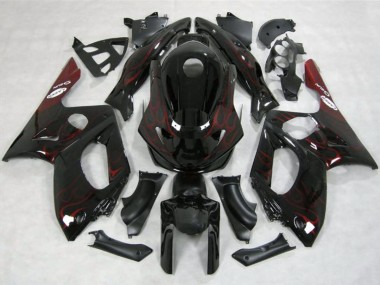 Best Aftermarket 1998-2007 Red Flame Yamaha YZF600 Fairings
