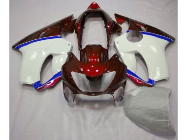 1999-2000 Deep Red and Blue Honda CBR600 F4 Fairings
