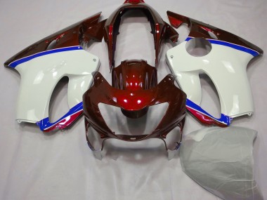 1999-2000 Deep Red and Blue Honda CBR600 F4 Fairings