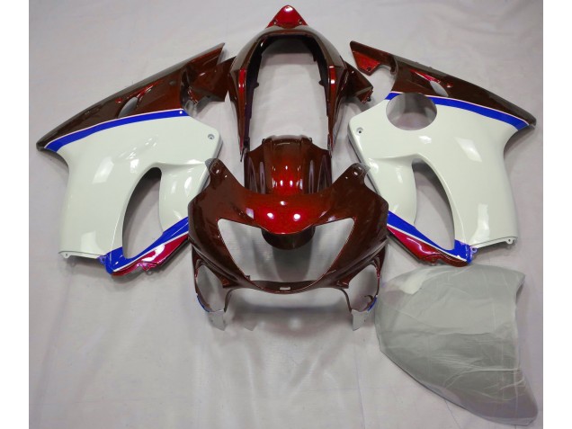 1999-2000 Deep Red and Blue Honda CBR600 F4 Fairings 1999-2000 Deep Red and Blue Honda CBR600 F4 Fairings