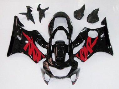 1999-2000 Gloss Black Red Decal Honda CBR600 F4 Fairings