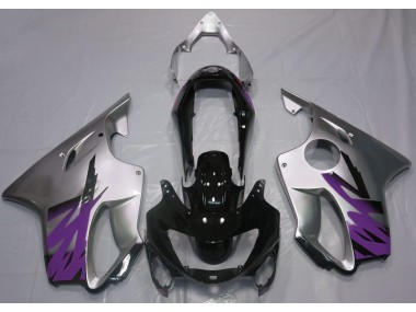 1999-2000 Gloss Silver & Purple Honda CBR600 F4 Fairings