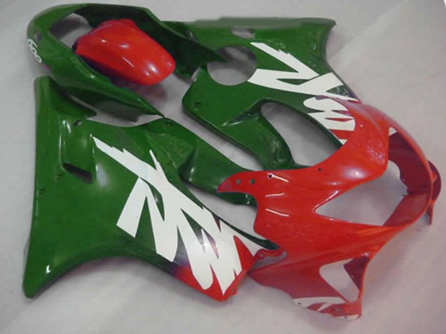 1999-2000 Green Red and White Decal Honda CBR600 F4 Fairings 1999-2000 Green Red and White Decal Honda CBR600 F4 Fairings