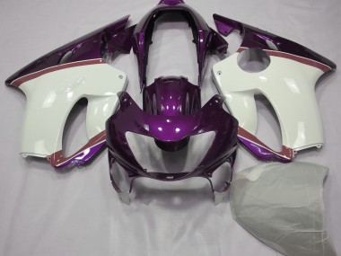 1999-2000 Mood Purple and Grapefruit Honda CBR600 F4 Fairings