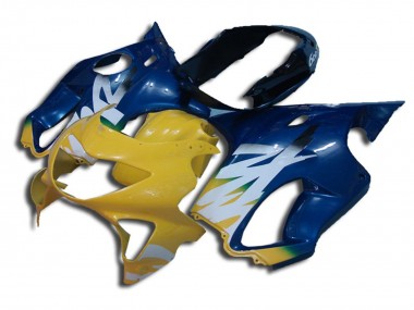 1999-2000 Yellow and Blue Honda CBR600 F4 Fairings