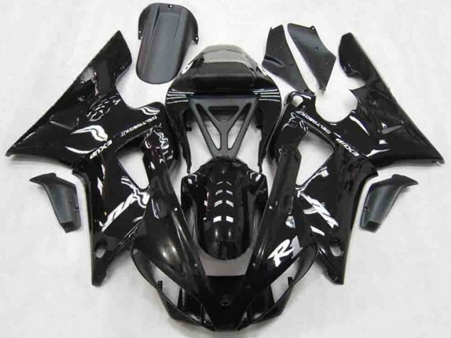 2000-2001 Gloss Black Style Yamaha R1 Fairings 2000-2001 Gloss Black Style Yamaha R1 Fairings