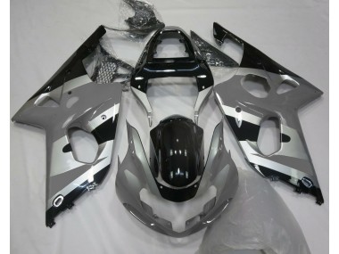 2000-2002 Gray Silver OEM Style Suzuki GSXR 1000 Fairings