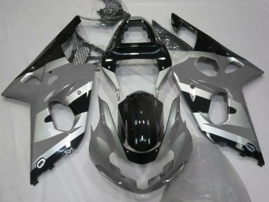 2000-2002 Gray Silver OEM Style Suzuki GSXR 1000 Fairings