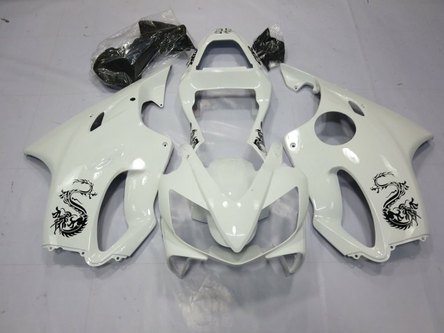 2001-2003 Dragon White Honda CBR600 F4i Fairings 2001-2003 Dragon White Honda CBR600 F4i Fairings