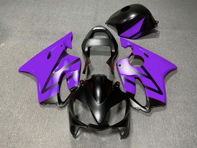 2001-2003 Matte Black and Purple Honda CBR600 F4i Fairings 2001-2003 Matte Black and Purple Honda CBR600 F4i Fairings