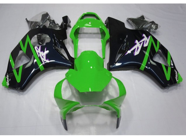 2002-2003 Gloss Black and Green Honda CBR954 Fairings 2002-2003 Gloss Black and Green Honda CBR954 Fairings