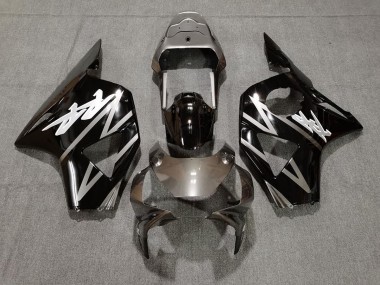 2002-2003 Gloss Silver and Black Honda CBR954 Fairings
