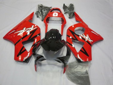 2002-2003 Red and Black No.2 Honda CBR954 Fairings