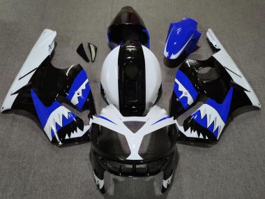 Best Aftermarket 2002-2005 Blue Shark Kawasaki ZX12R Fairings