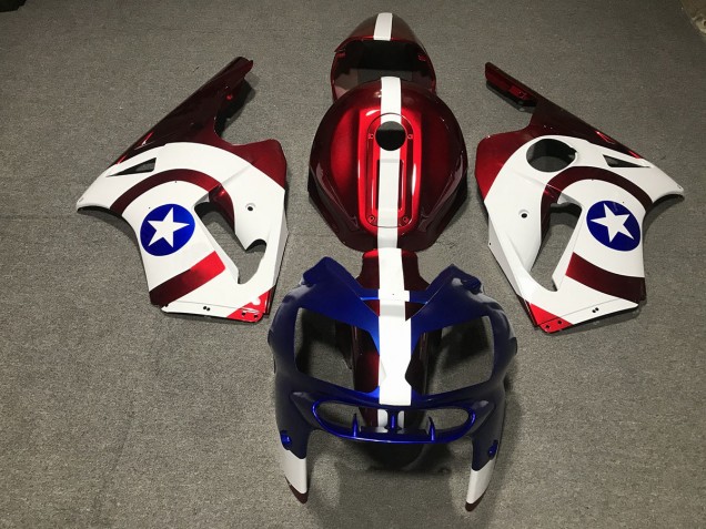 2002-2005 Captain America Kawasaki ZX12R Fairings 2002-2005 Captain America Kawasaki ZX12R Fairings