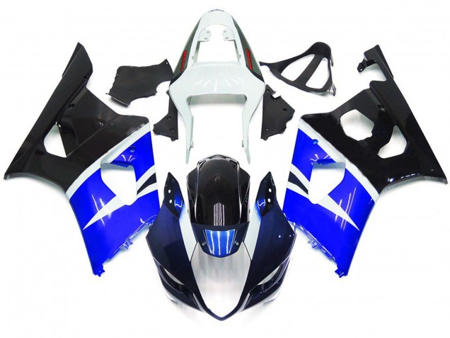 2003-2004 Blue and Black Gloss Custom Style Suzuki GSXR 1000 Fairings 2003-2004 Blue and Black Gloss Custom Style Suzuki GSXR 1000 Fairings