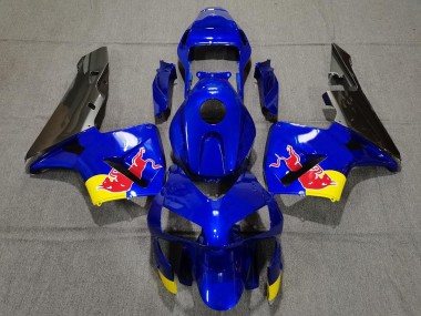 Best Aftermarket 2003-2004 Gloss Blue Red Bull Honda CBR600RR Fairings