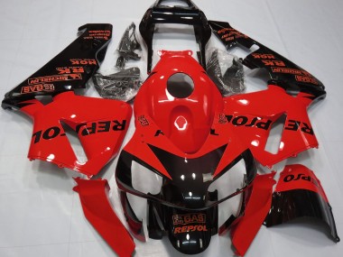2003-2004 Gloss Red Repsol Honda CBR600RR Fairings