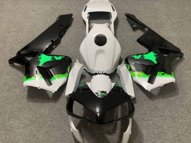 2003-2004 Green Splatter Honda CBR600RR Fairings