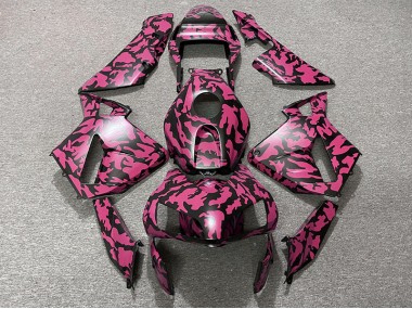 2003-2004 Red Camo Honda CBR600RR Fairings