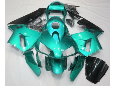 2003-2004 Teal Plain Honda CBR600RR Fairings