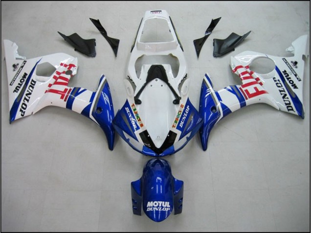 Best Aftermarket 2003-2005 Blue Fiat Yamaha R6 Fairings