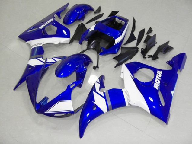 2003-2005 Blue Motul Yamaha R6 Fairings 2003-2005 Blue Motul Yamaha R6 Fairings
