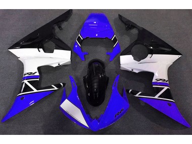Best Aftermarket 2003-2005 Blue White and Black Yamaha R6 Fairings