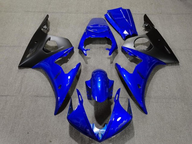 2003-2005 Gloss Blue & Black Yamaha R6 Fairings 2003-2005 Gloss Blue & Black Yamaha R6 Fairings