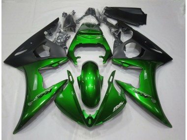 2003-2005 Gloss Dark Green Yamaha R6 Fairings