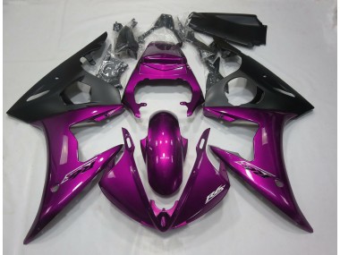 2003-2005 Gloss Dark Pink Yamaha R6 Fairings