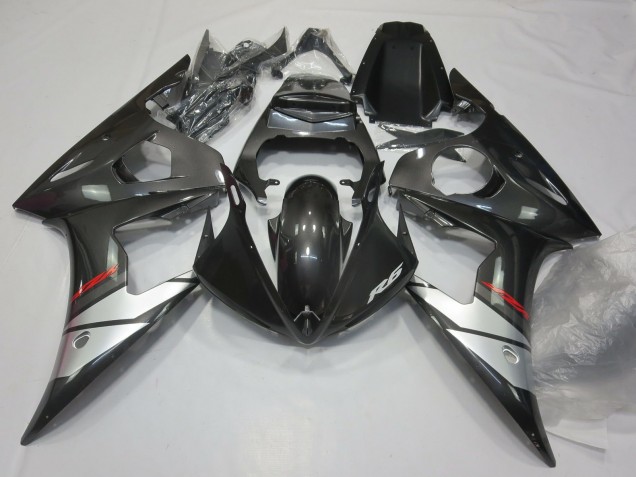 2003-2005 Gunmetal Yamaha R6 Fairings 2003-2005 Gunmetal Yamaha R6 Fairings
