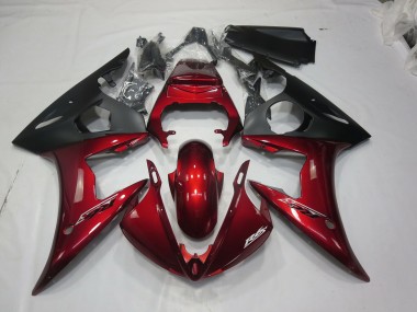 2003-2005 Maroon Red Yamaha R6 Fairings